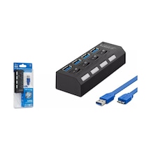 4 In 1 Usb 3.0 Hub 50 Cm Hdx7023 Tdrtr