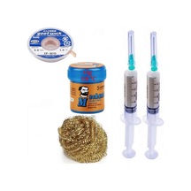 Havya Ucu Temizleme Lehim Solder Paste 138 C 42g Flux Lehim Toplama Cp-3015 Lehim Emme Teli 3,0 Mm St04