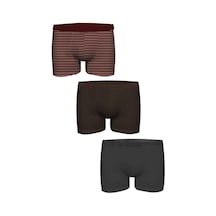 John Frank Üçlü Natural Modal Boxer Multicolor Çok Renkli