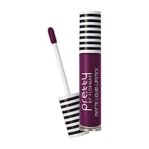 Flormar Yoğun Pigmentli Mat Likit Ruj - Pretty Matte Lipstick - 011 Plum- 8690604462810