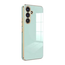 Samsung Galaxy Uyumlu , A24 4g Kılıf Volet Silikon - Açık Yeşil