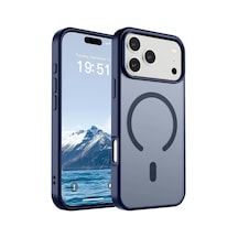 Manyetik 17 Pro Telefon Kılıfı Askeri Düzey Düşme Koruması Güçlü Silikon Kenarlar Ince Yarı Saydam Mat Koruyu Diğer