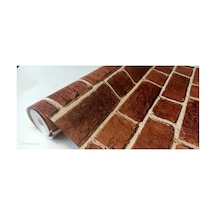 Tr Tetik Duvar Kağıtları Golden Point Tuğla Desenli Duvar Kağıdı 106 X 10 Kırmızı Genel