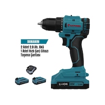 Mey İthalat Cat Power 4213 Akülü Vidalama 2,0 Ah Çift Akülü