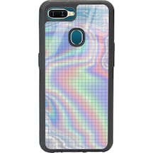 Oppo A5s Neon Dama Tasarımlı Glossy Telefon Kılıfı Çok Renkli