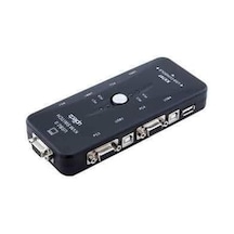 Al-4210 4 Port Usb Kvm Switch 4 Pc Kasa Tek Kontrol Çoklu Vga