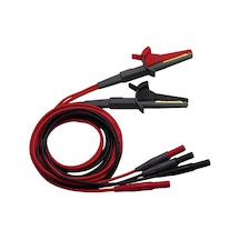 Tl200 Lcr Metre Test Cihazı 4 Dört Telli Silikon Test Uçları Kurşun Terminal Kelvin Klips Timsah 4 Mm Muz Fişli