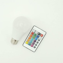 Uzaktan Kumandalı Rgb Led Ampul 10 Watt E27 Tasarruflu Animasyonlu Diğer