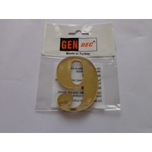 7Cm Altın Sarı No:9 Kapı Daire Villa Dolap Posta