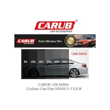 Carub 1200 Serıa Çizilmez Cam Film 50x6m % 5 S.d.black