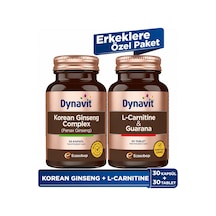 Dynavit Korean Ginseng & L-carnitine Guarana - Erkeklere Özel Paket