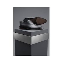 Crc Ayakkabı %100 Hakiki Deri Black Glossy Erkek Ayakkabı - Comfort Light Taban Siyah