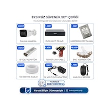 Dahua 8 Kameralı Sesli Ahd Güvenlik Kamera Seti - 1080p Full Hd Dvr Kayıt Cihazı - 2000 Gb Hdd Dahil