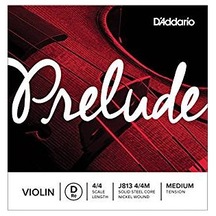 D'Addario J813 4/4M Prelude D Keman Teli (Re)