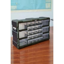 Süper Bag 26'lı Mono Blok Çekmece Seti Hobby Organizer Seti Monoblok Çekmece Vida Dübel Kutusu Takı Kutusu Asr6004 Diğer