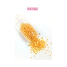 Kesme Cam Boncuk 2mm - 60 Gram - Şeffaf Açık Sarı - Bnc383