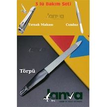 3'lü Bakım Seti: Törpü, Cımbız, Tırnak Makası, Pratik Ve Şık Tasarım