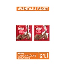 Nestle Classic Sütlü Kare Çikolata 2 X 60 G - 7 Adet Tarı