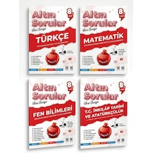 Nartest Yayınları 8.sınıf Altın Sorular İleri Seviye Türkçe-matematik-fen Bilimleri-inkılap Tarihi Seti 4 Kitap