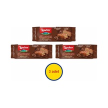 Loacker Gardena Chocolate - Çikolatalı Krema Dolgulu Sütlü Çikolata İle Kaplı Çıtır Gofret 38 G 3 Adet