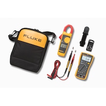 Fluke 117/323 Elektrikçi Kombo Kiti, Dijital Multimetre Ve Pens Ampermetre