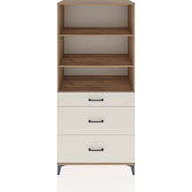 Hyperion Dolap 3 Raflı 3 Çekmeceli 88x44x195 Çam-aytaşı Çam Hyperion Dolap 3 Raflı 3 Çekmeceli 88x44x195 Çam-aytaşı Çam