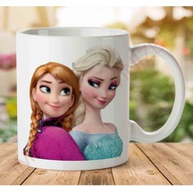 Frozen İki Tarafı Baskılı Kupa Bardak.jpg Çok Renkli