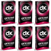 Okey Çifte Haz Prezervatif 10'lu X 6 Paket Kondom