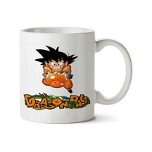 Goku Pequeno İki Tarafı Baskılı Kupa Bardak Çok Renkli