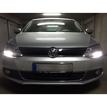 Volkswagen Jetta Mk6 Beyaz Led Gündüz Far Aydınlatma Ampulu Femex P21w