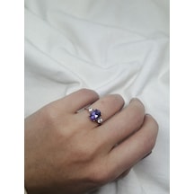 Hazel Ametist Yüzük- Ak1237