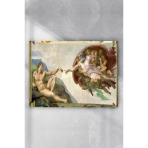 Michelangelo - Adem'in Yaratılışı Sanatsal Poster