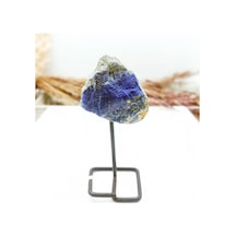 Ayaklı Ham Lapis Lazuli Taşı Doğal Taş Çok Renkli