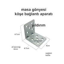 Masa Gönyesi Köşe Bağlantı Aparatı L Köşebent