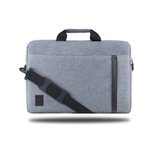 Classone Bnd804 Worklife 15.6" Su Geçirmez Kumaş Macbook, Mac Air, Notebook, Laptop El Çantası -gri Gri