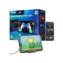 Govee Pixel Light Gaming Dikdörtgen, 52x32 Rgbıc Pixel Art Led Panel, 150 Sahne Modu Ve 10 Müzik Modu İle Dıy İşlevi, Yapay Zeka Destekli, Oyun Odası İçin Alexa Ve Google Asistan İle Çalışma Siyah