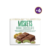 Sütlü Dubai Çikolatası 100 Gr X 6 Adet