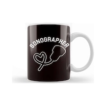 Sonographer Ultrasound Echography Sonography Hospital Doctor Kupa Bardak Porselen No21994 Karışık