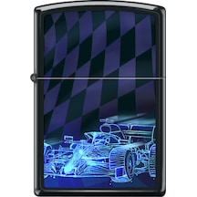 Zippo Black Light Car Design Çakmak