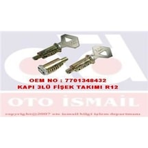 MITA 2212021 KAPI KİLİDİ TAKIM 3 LÜ R12 FISEK