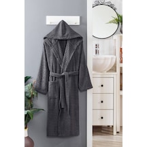 Kapüşonlu Unisex Banyo Bornozu %100 Soft Pamuklu 001