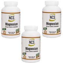 Ncs Magnesium Malat Glisinat Taurat 180 Tablet 3 Kutu Magnezyum