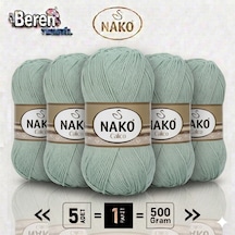 Calico-mint 10331- 5'li Paket - 100gr/240m - El Örgü İpi - Amigurimi-hırka- Kazak- Şal-bebek İpi