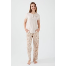 Pierre Cardin 8521 Tropical Vibes Kadın Kısa Kol Pijama Takım 001 Pierre Cardin 8521 Tropical Vibes Kadın Kısa Kol Pijama Takım 001