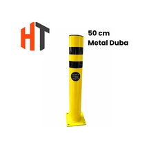 Metal Delinatör 50 Cm - Kulaksız Sarı-siyah Metal Duba