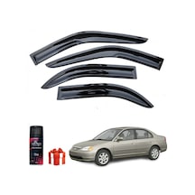 Honda Civic Mügen Cam Rüzgarlığı 2001-2006 Arası 4 Lü Takım+koku