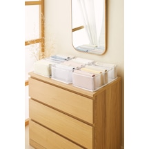 Ocean Home Textile 3'lü 7 Bölmeli Beyaz Renk File Çekmece İçi Düzenleyici Set