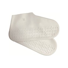 Silikon Ayakkabı Kılıfı Kaymaz Su Kir Geçirmez M Beden Beyaz 52 Çok Renkli