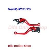GROM/MSX125 Manet Ayarlı CNC Spor 2014-2023 Kırmızı