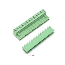 12 Pin 5.08mm Geçmeli 180c Takım Klemens